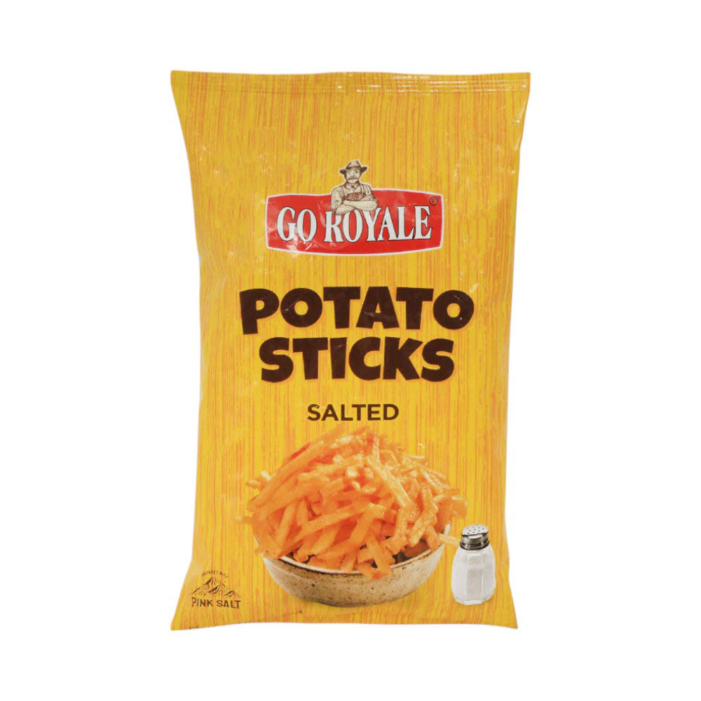 GO ROYALE POTATO STICKS SALTED 120 GM
