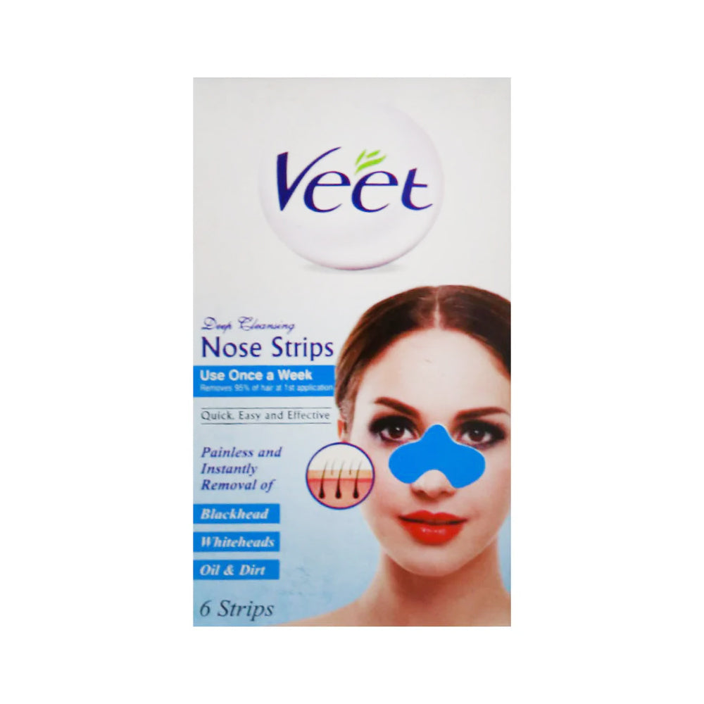 VEET NOSE STRIPS BLUE 6PCS