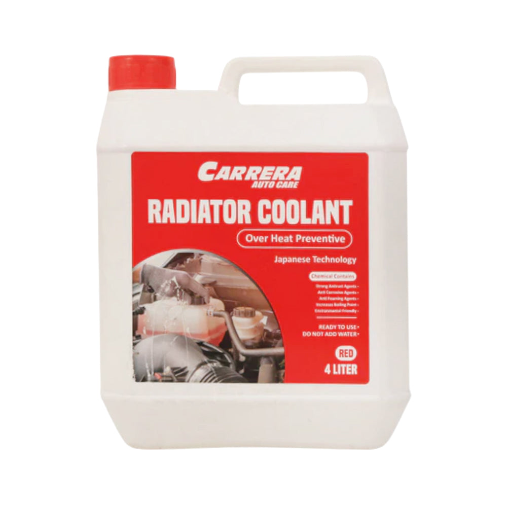 RADIATOR COOLANT OVERHEAT PREVENTIVE RED (GLYC 5%) 4 LTR