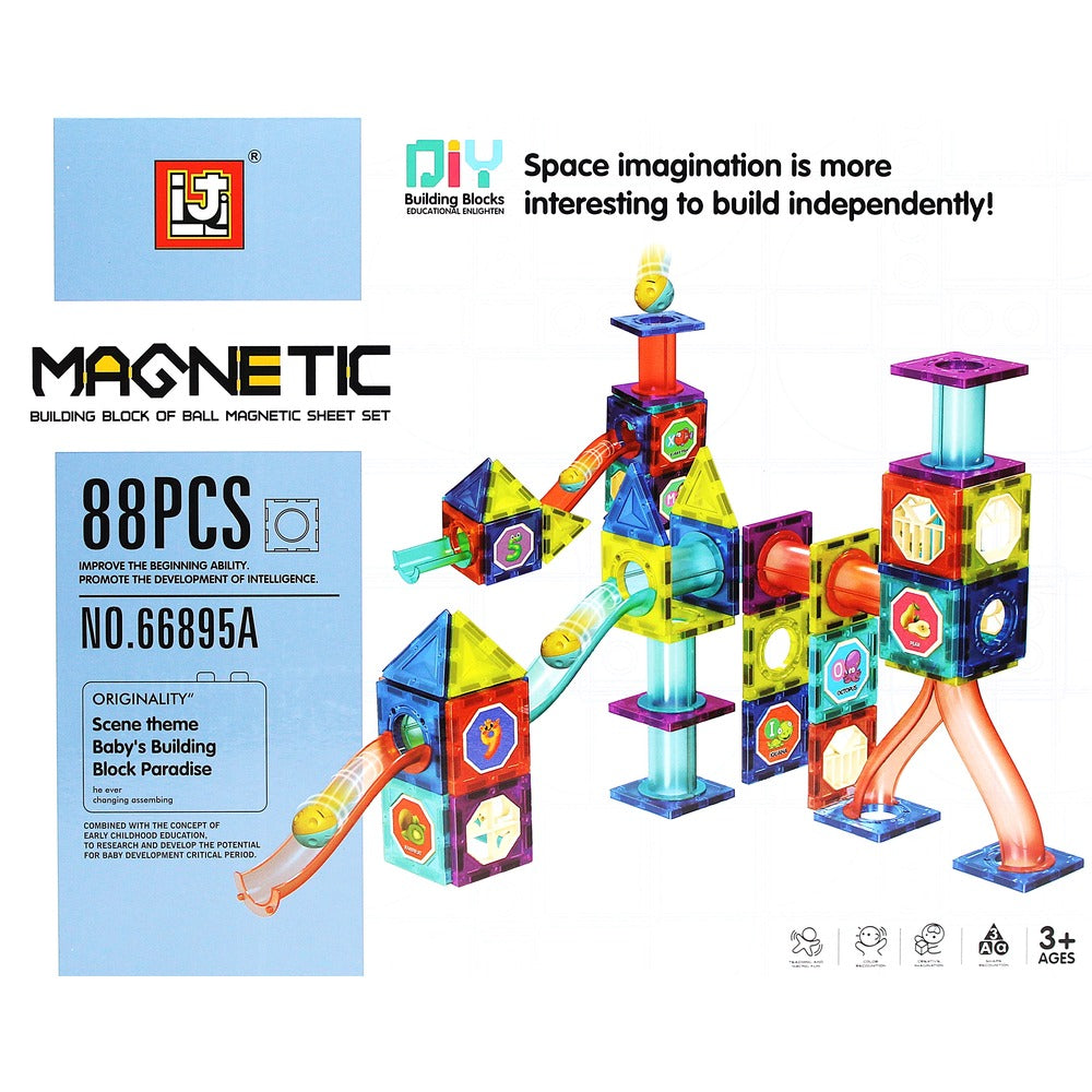 66895A MAGNETIC BLOCKS SET 88PCS