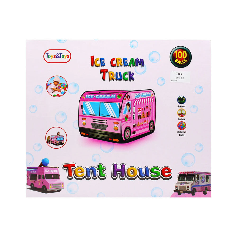 TH-IT ICE CREAM BUSS TENT HOUSE 100BALLS