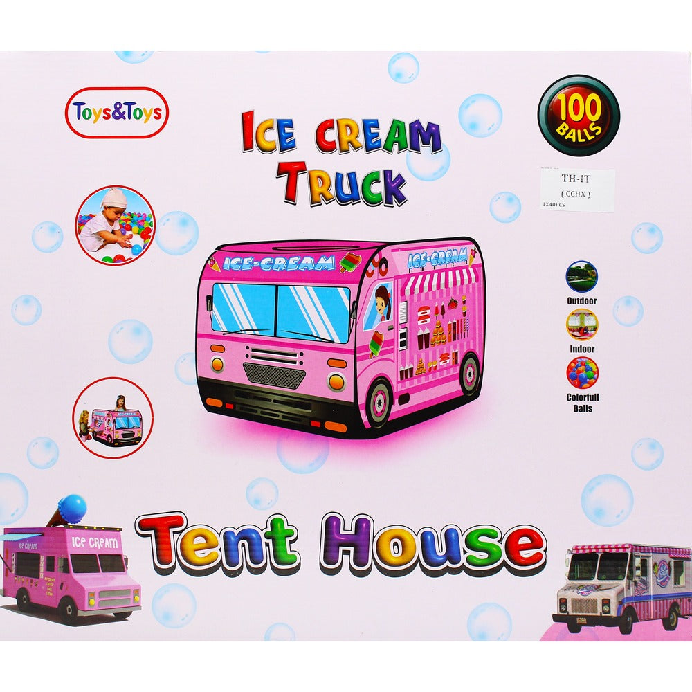 TH-IT ICE CREAM BUSS TENT HOUSE 100BALLS