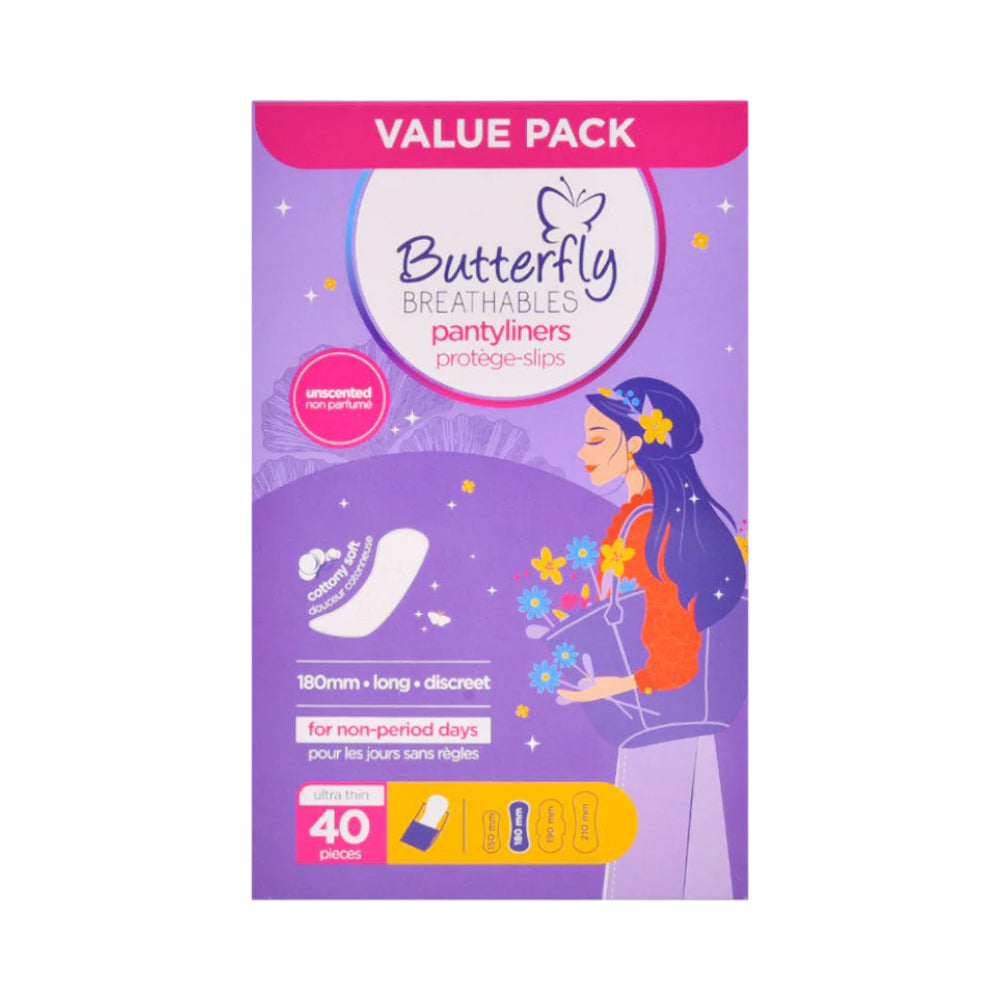 BUTTERFLY PANTYLINERS ULTRA THIN 40PCS