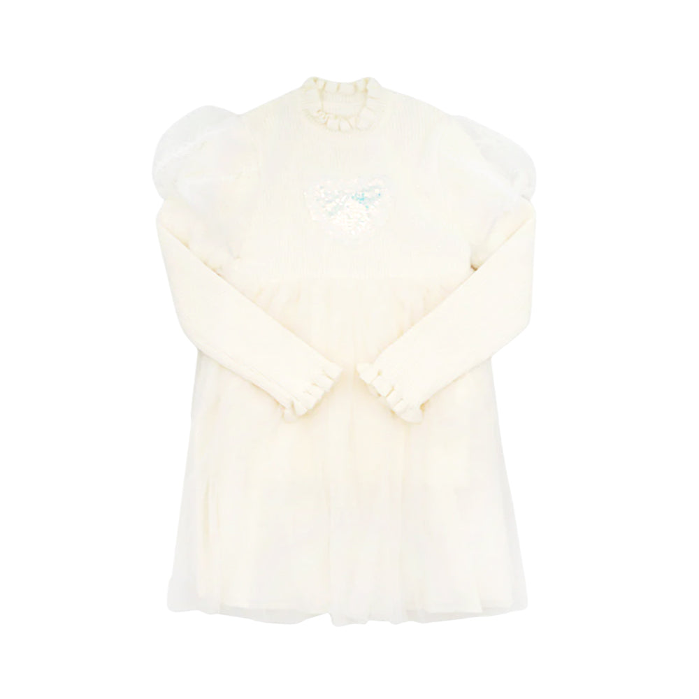 GIRLS L/S FANCY FROCK 7-8YEAR MZW-24 019