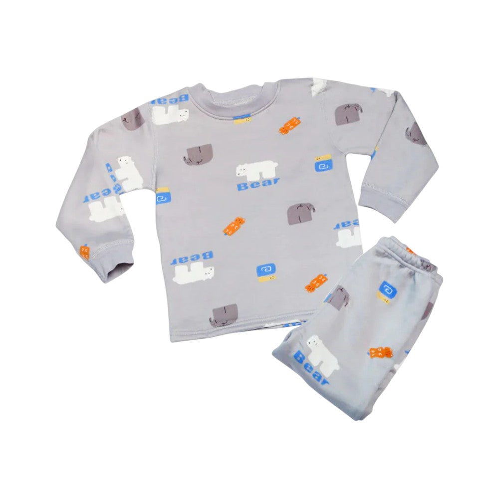 BOYS L/S 2PC SLEEPING SUIT F/O MZW-24 3-4 YEAR NO27