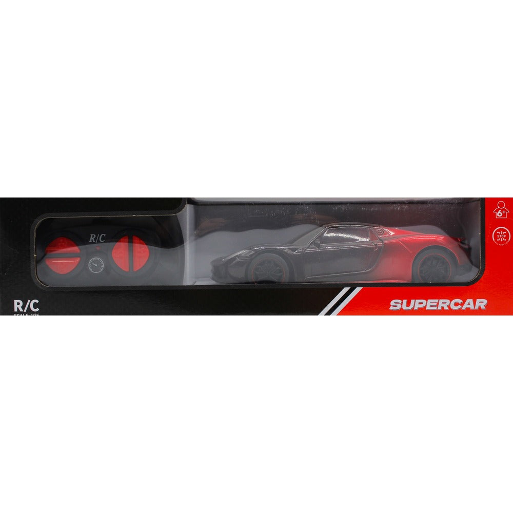 824-1C 124 PORSCHE CAR RED R/C