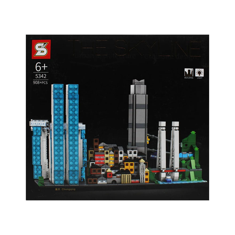 5342 Lpn the Skyline Blocks set 908PCS