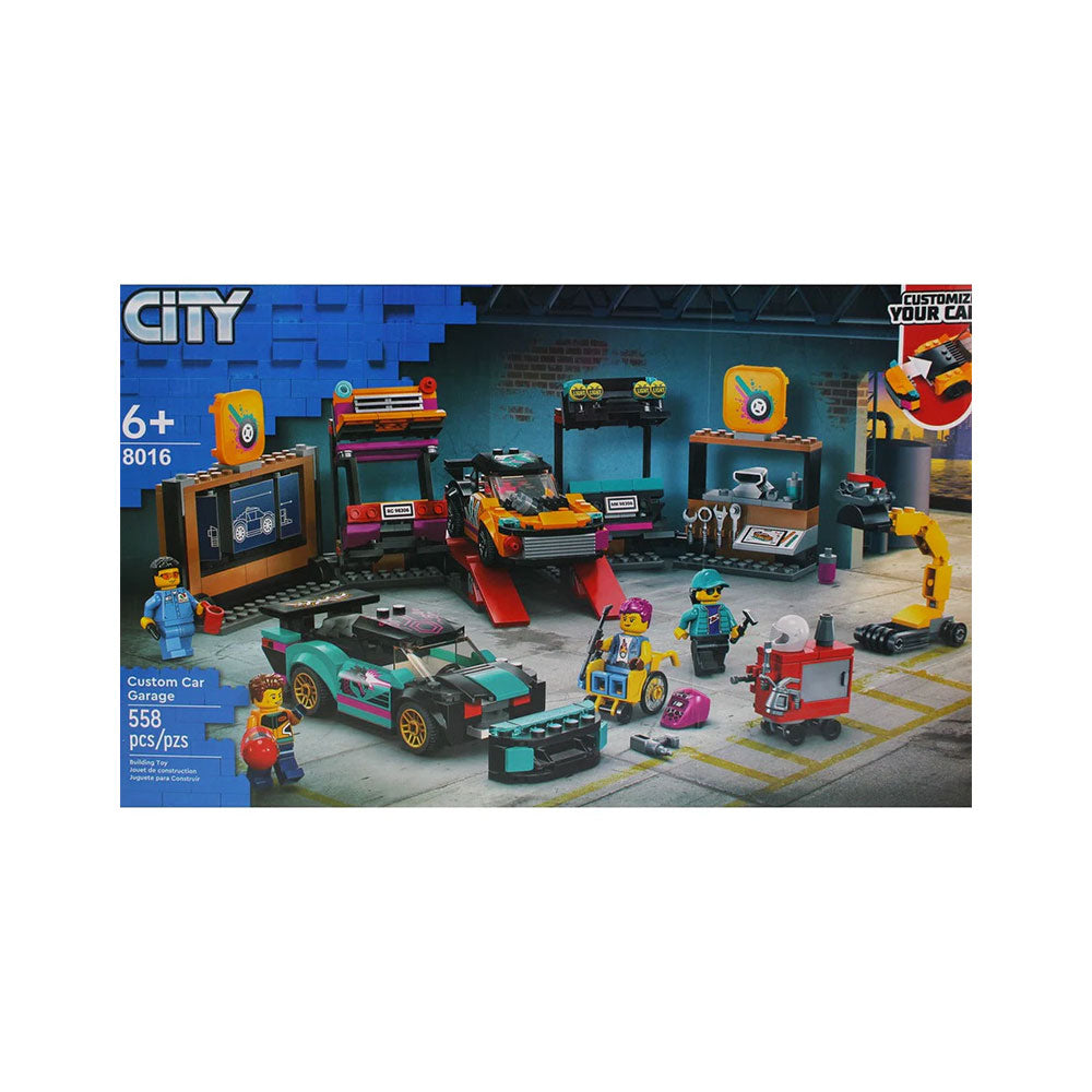 8016 LPN CITY CARS BLOCKS 558PCS