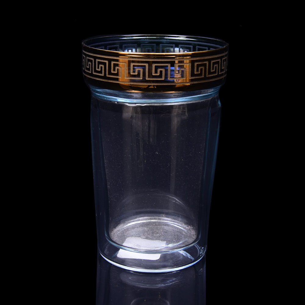 GLASS DOUBLE WALL GOLD SIMAX  2142-018 (Pack 6)