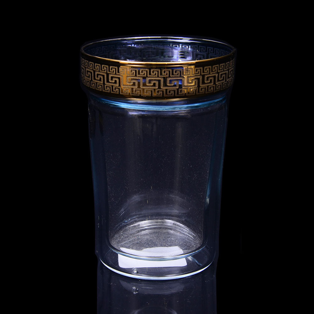 GLASS DOUBLE WALL GOLD SIMAX  2152-081 (Pack 6)