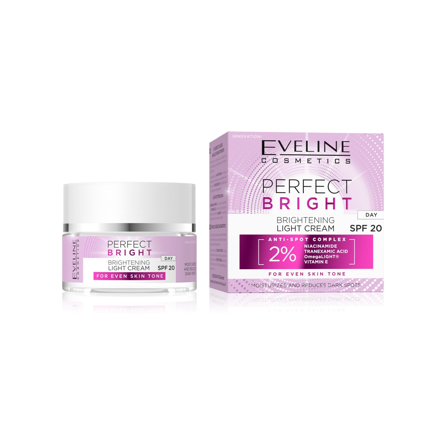 EVELINE PERFECT BRIGHT LIGHT CREAM DAY 50ML