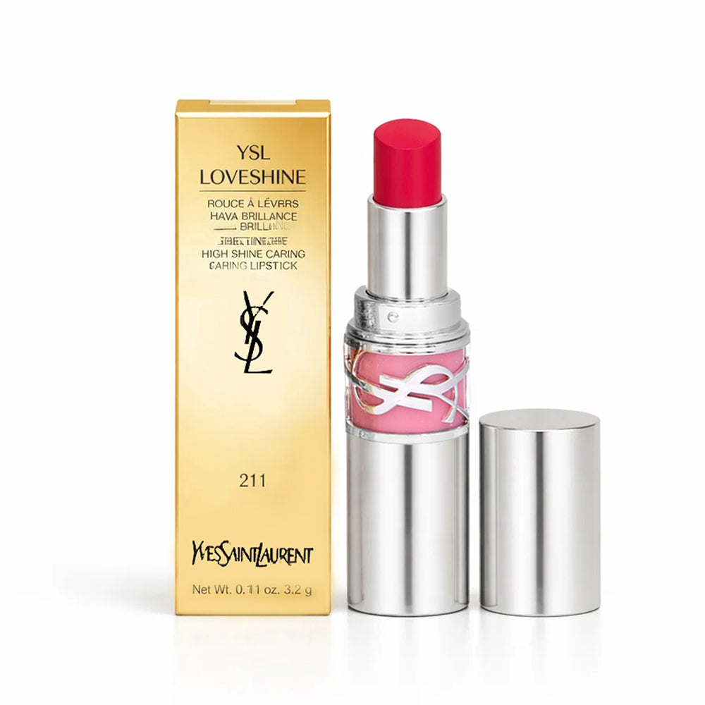 YSL LOVESHINE ARDENT CARMINE LIPSTICK 211 3.2G