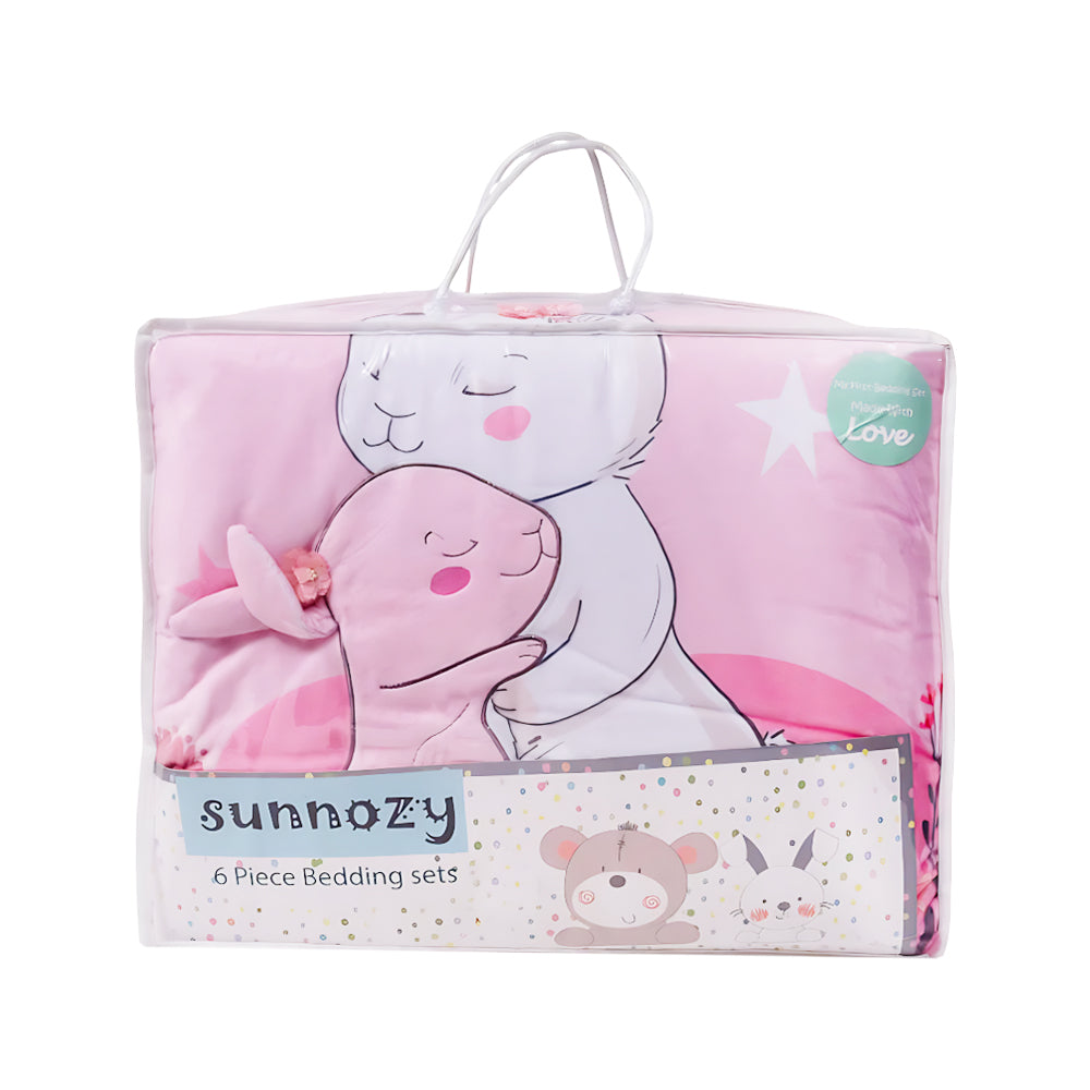 BABY 6PC QUILT SET MZS-25 SNYBD18-P