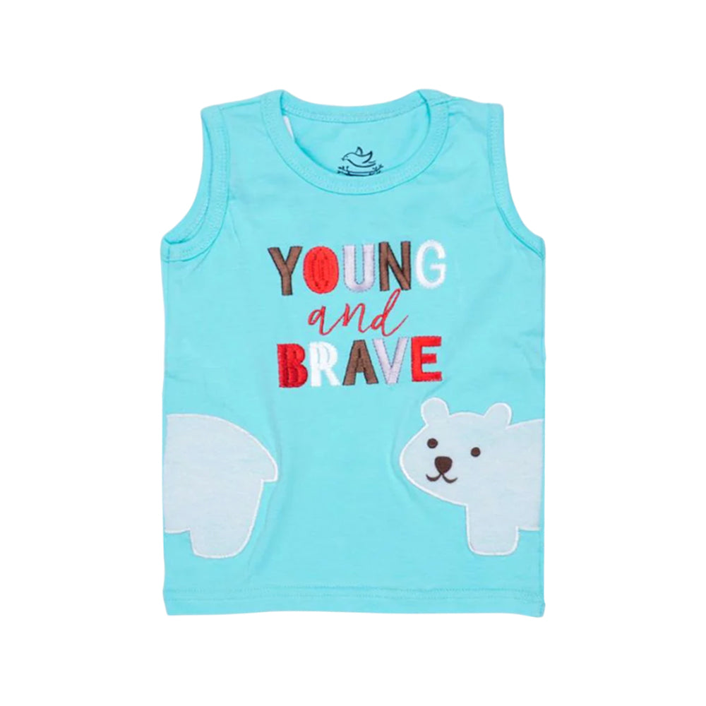 SLEEVE LESS T-SHIRT 2-3 YEARS # 2923