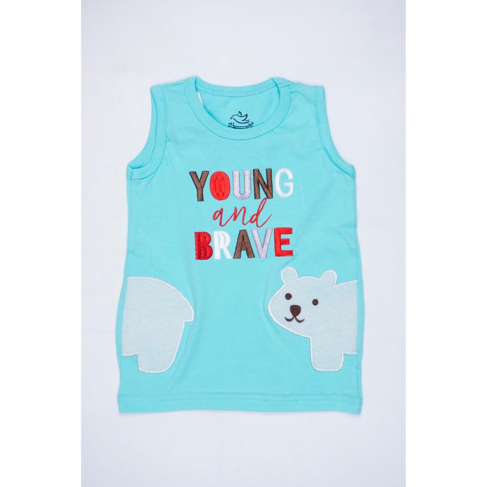 SLEEVE LESS T-SHIRT 2-3 YEARS # 2923
