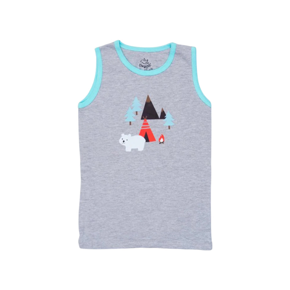 SLEEVE LESS T-SHIRT 2-3 YEARS # 2924