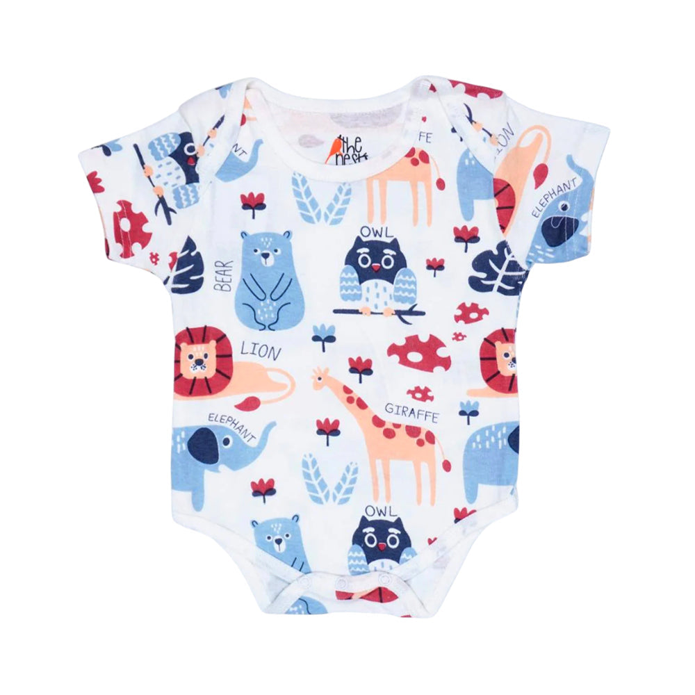 SHORT SLEEVE BODY SUIT 0-3 M # 5355