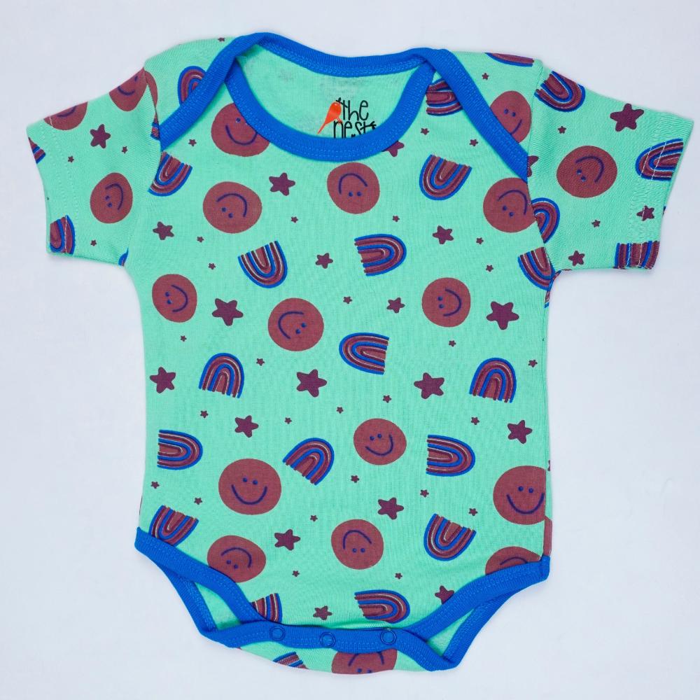 SHORT SLEEVE BODYSUIT 0-3 MONTHS # 5407