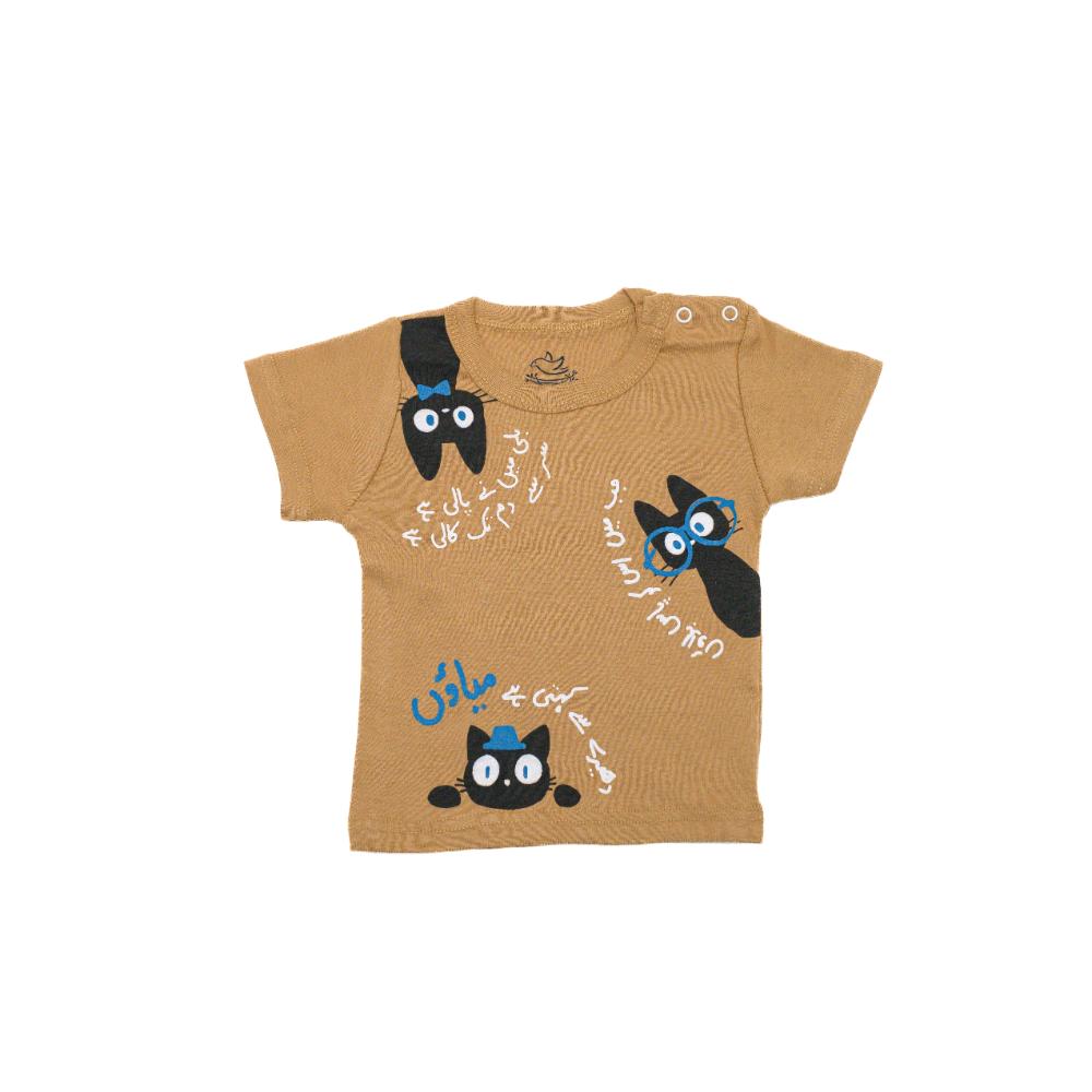 SHORT SLEEVE T-SHIRT SAND NEW BORN 3116-A