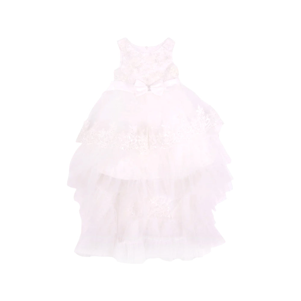 GIRLS S/L FANCY FROCK MZS-25 3-4 YEAR 9261T M.G