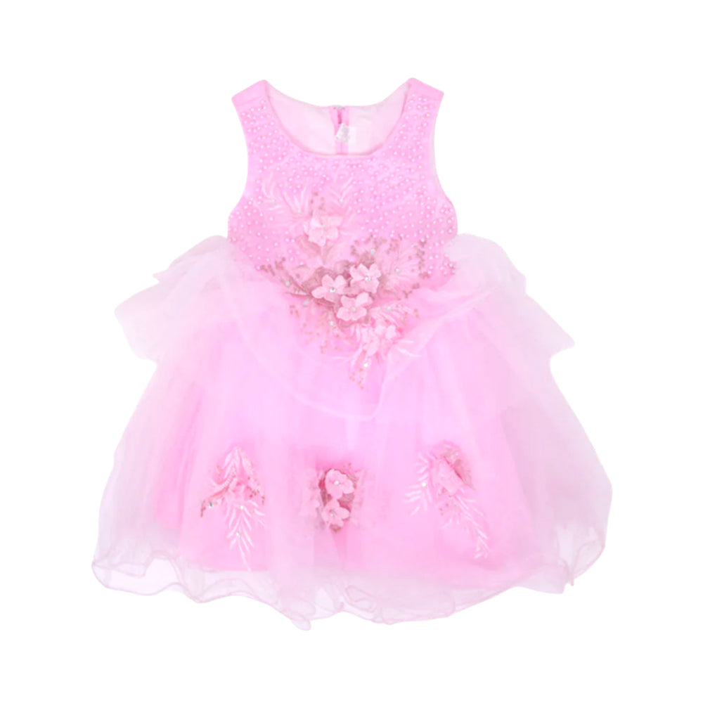 GIRLS S/L FANCY FROCK MZS-25 18-24M 9027 M.G
