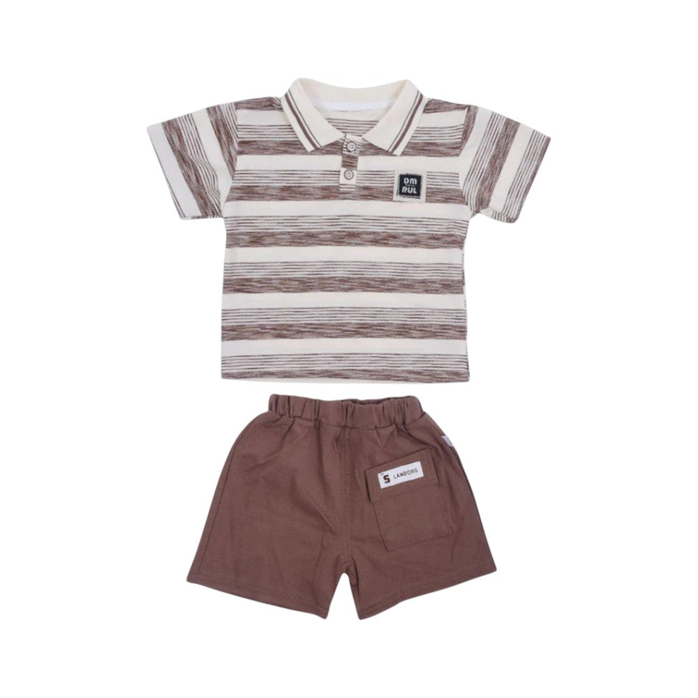 BOY S/S 2PC KNICKER SUIT MZS-25 18-24M BS-1 W/G