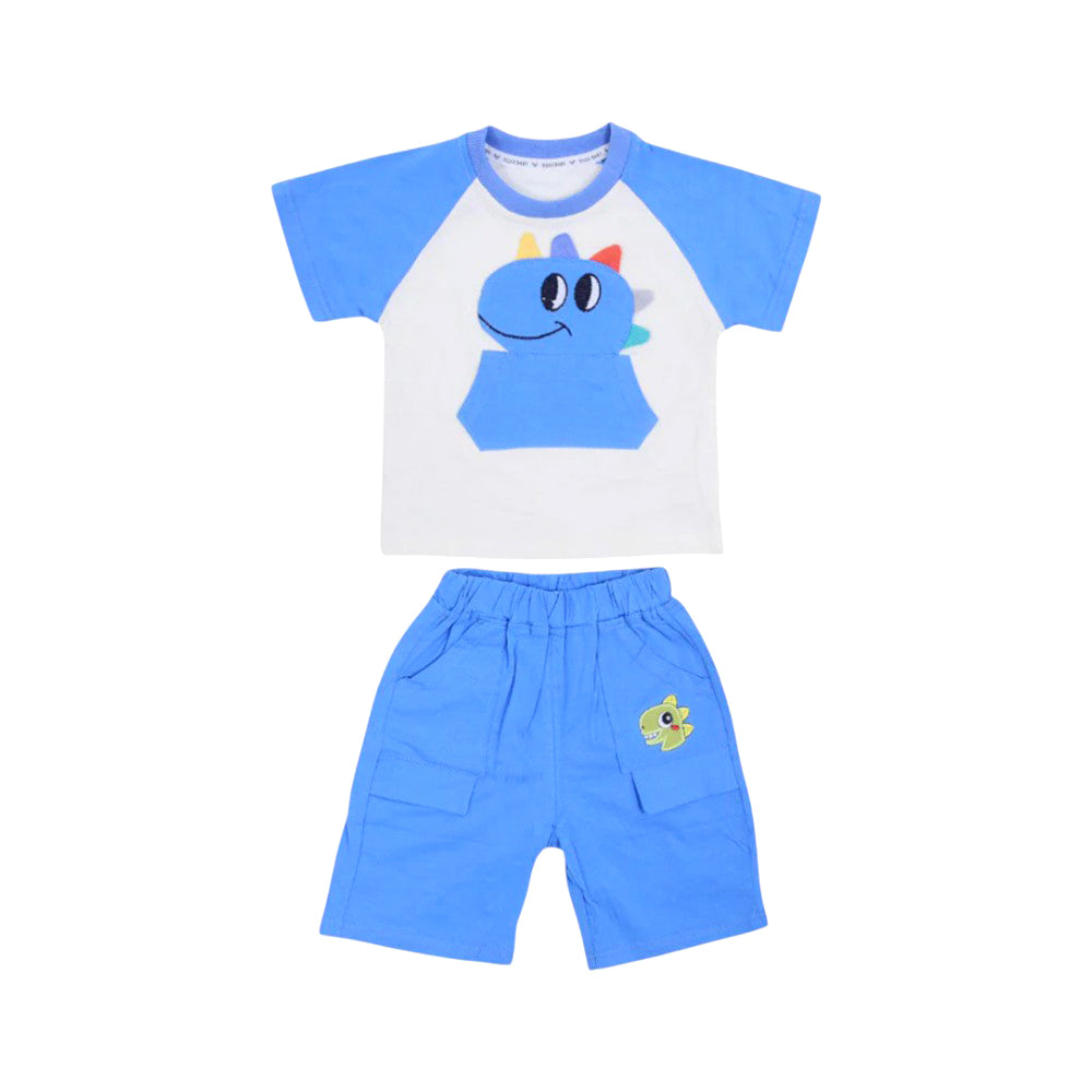 BOY S/S 2PC KNICKER SUIT MZS-25 18-24M BS-8 W/G