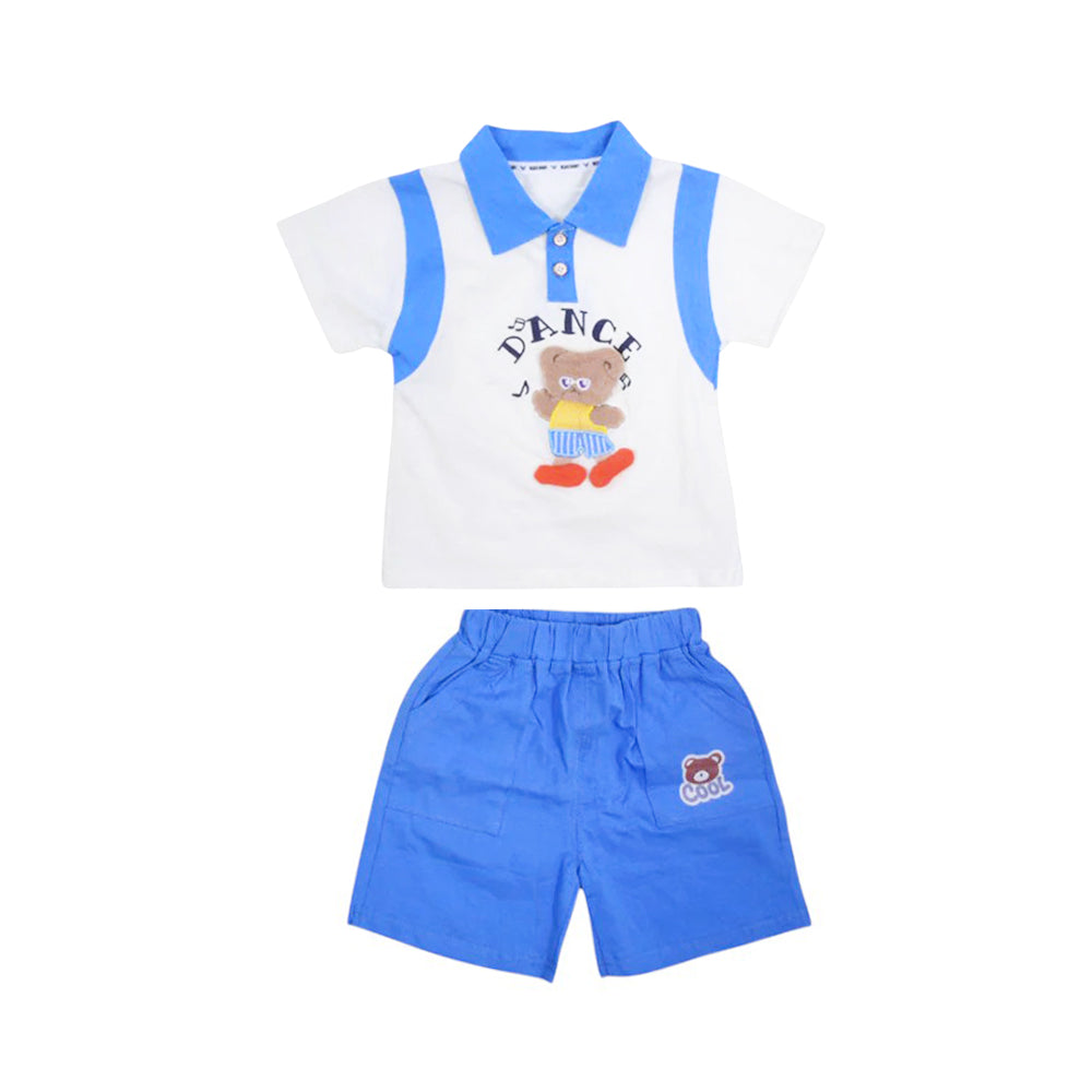 BOY S/S 2PC KNICKER SUIT MZS-25 12-18M BS-13 W/G