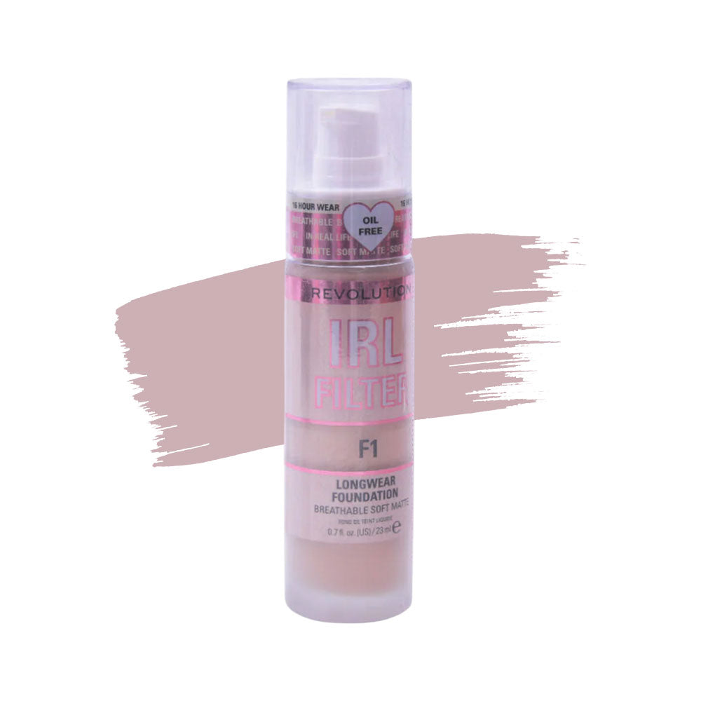 REVOLUTION IRL FILTER LONGWEAR FOUNDATION F1 23ML