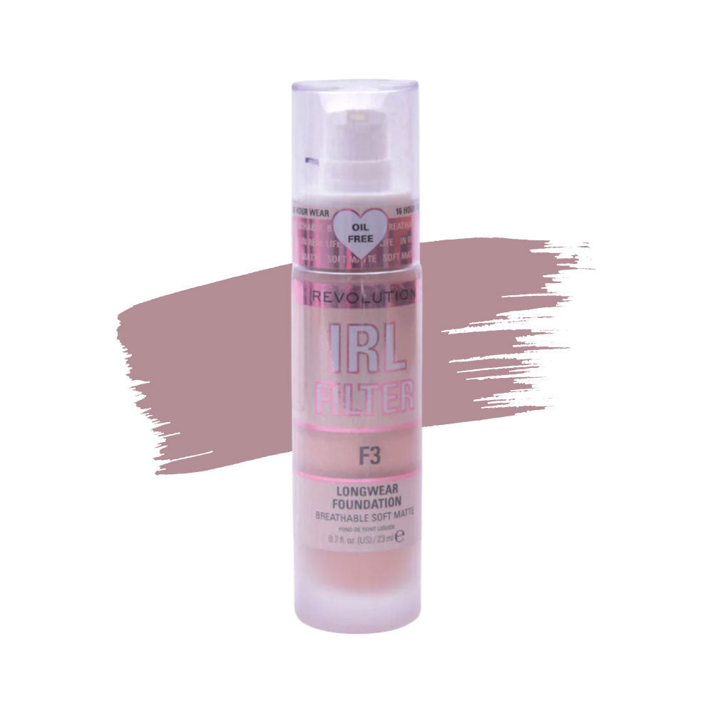 REVOLUTION IRL FILTER LONGWEAR FOUNDATION F3 23ML
