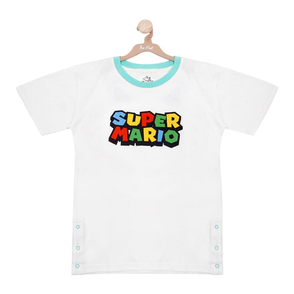 DROP SHOULDER V-NECK T-SHIRT 5052 9-10 YEARS