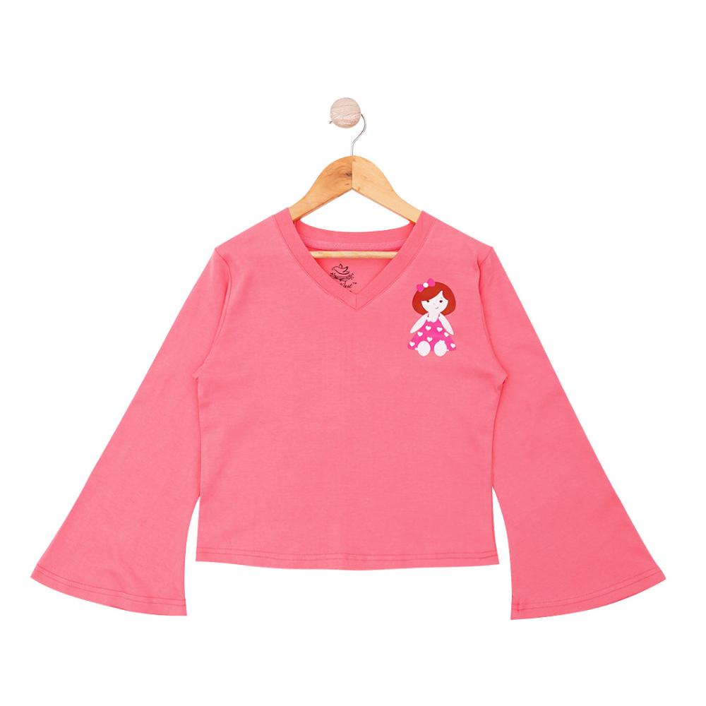 LONG SLEEVE V-NECK TOP 5060 9-10 YEARS