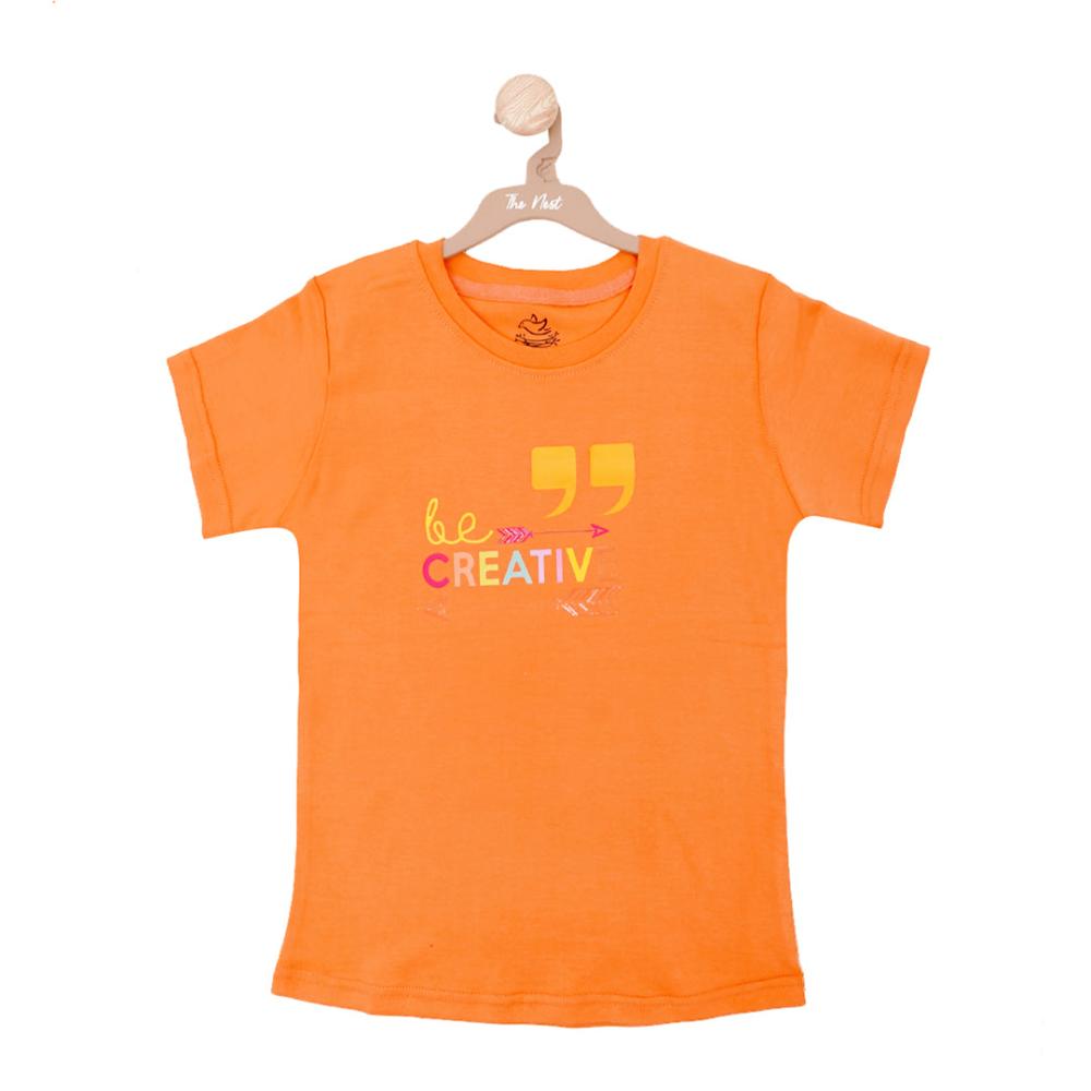 GIRLS CREW NECK T-SHIRT 5067 9-10 YEARS