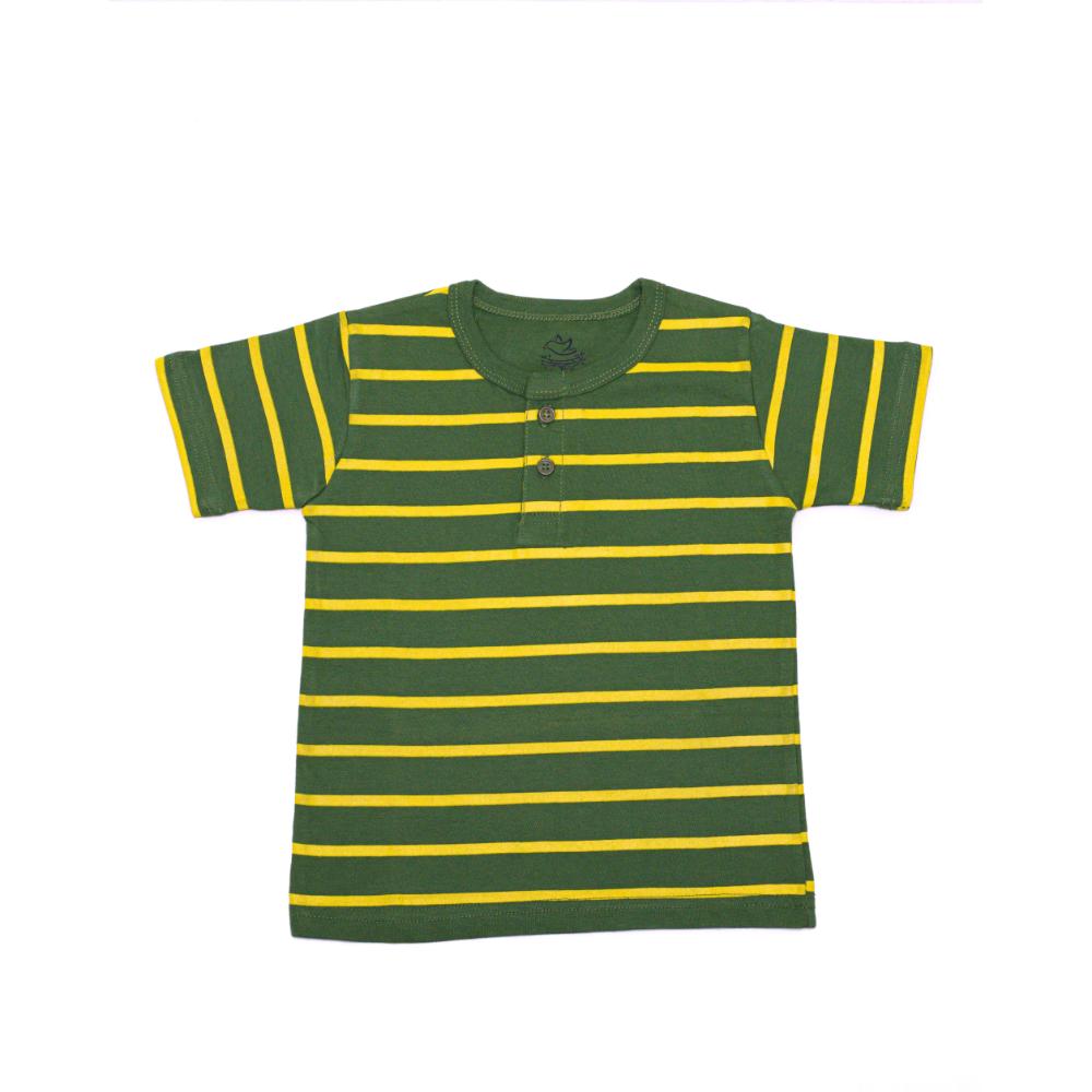 DROP SHOULDER HENLEY 2707 3-4 YEARS