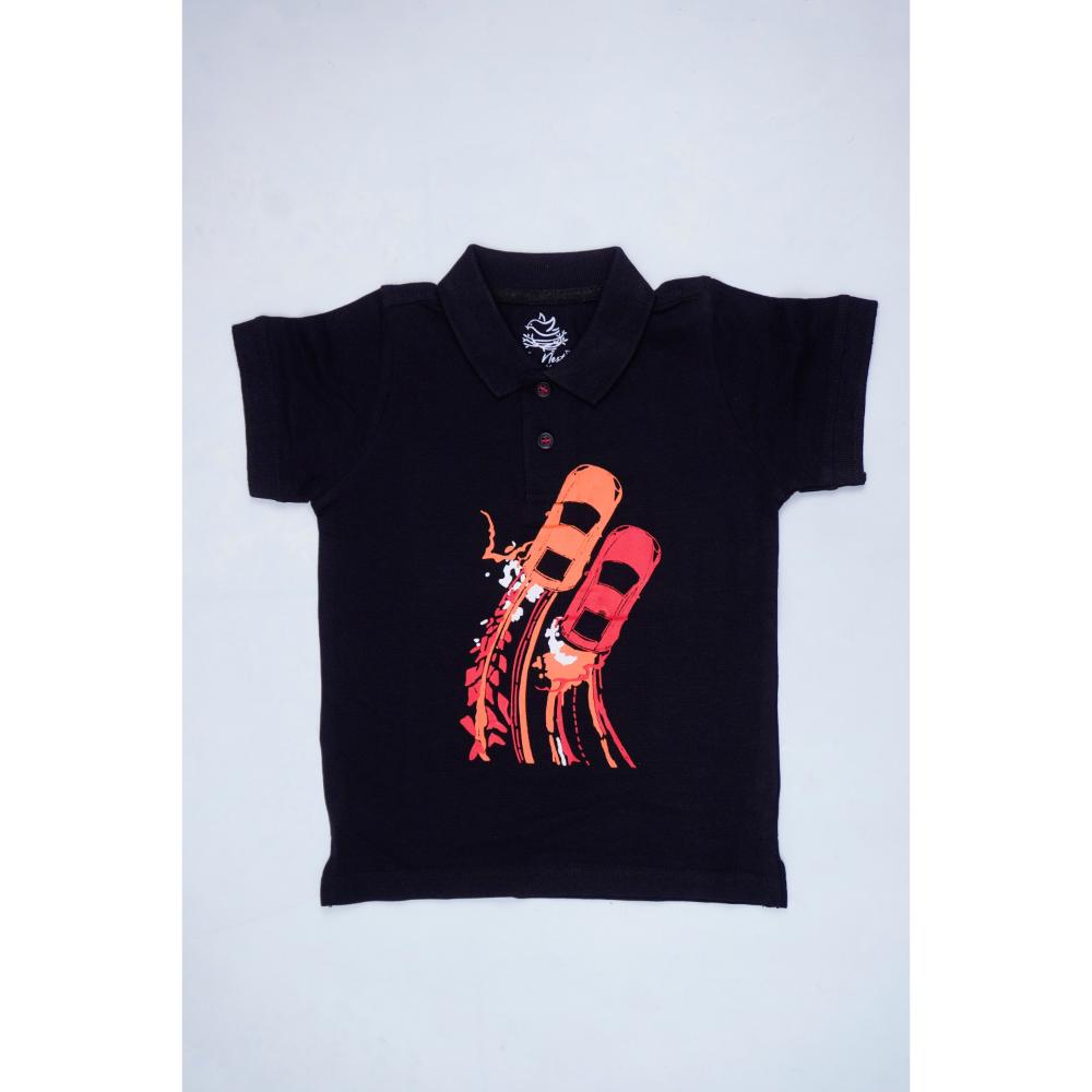 POLO WITH FLAT KNIT COLLAR 2778 2-3 YEARS