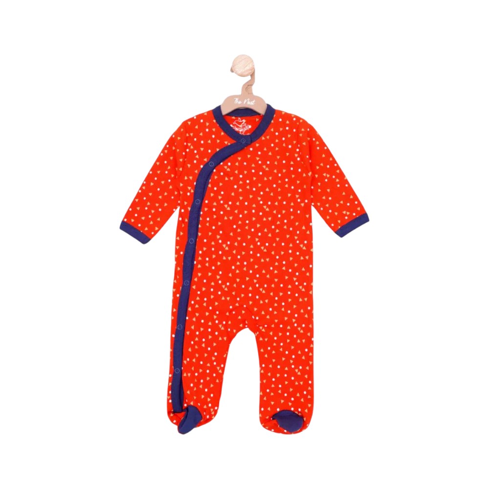 CROSS BUTTON SLEEPING SUIT 2816 0-3 M