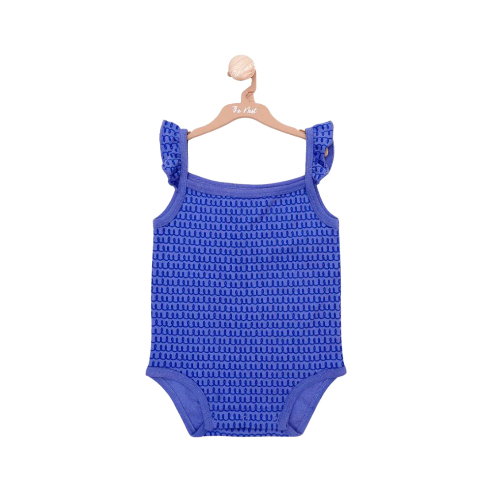 SLEEVE LESS FRILL BODY SUIT 2826 NEW BORN