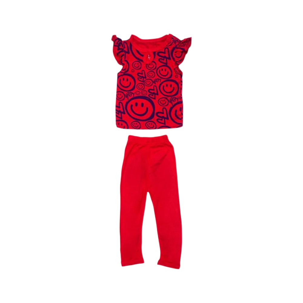 FRILL T-SHIRT + PAJAMA 5396 0-3 M