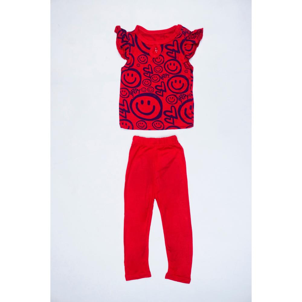 FRILL T-SHIRT + PAJAMA 5396 0-3 M