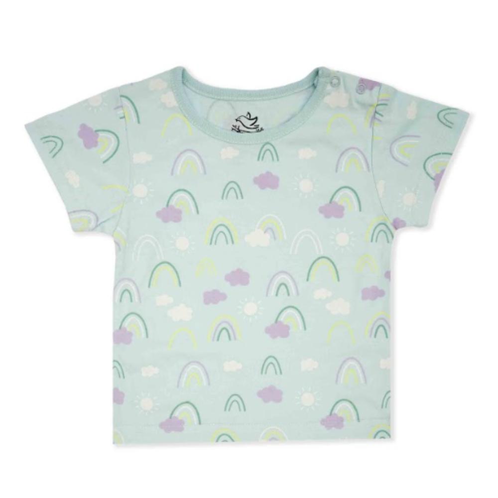 COLOURS AND UNICORN CAP SLEEVE TEE 508 0-3 M