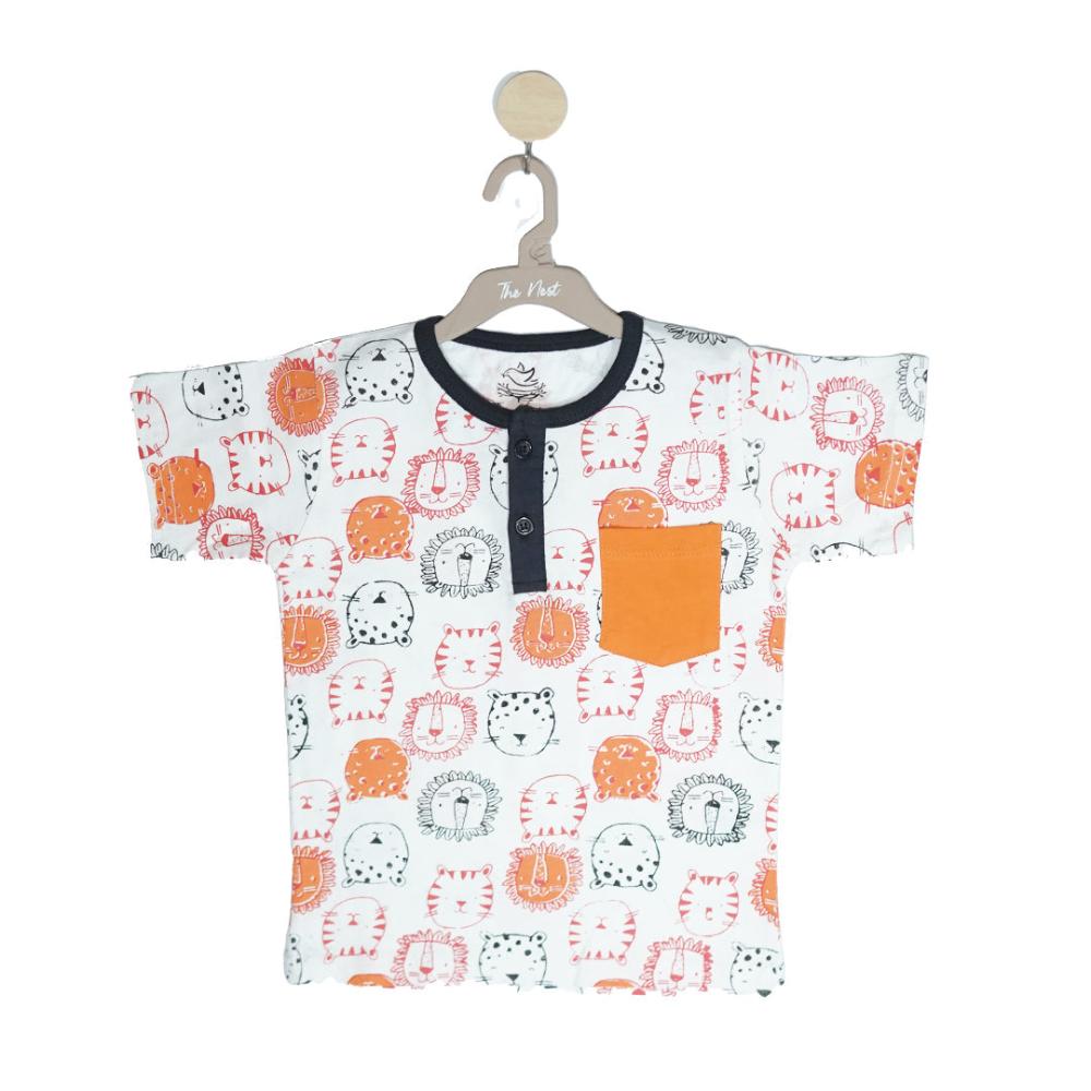 HENLEY T-SHIRT WITH POCKET 2109 3-4 YEARS