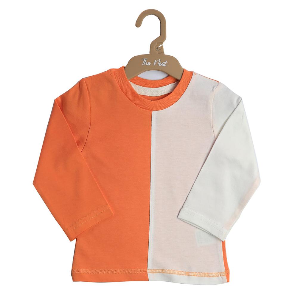 LONG SLEEVE CUT & SEW T-SHIRT 2063 0-3 MONTH
