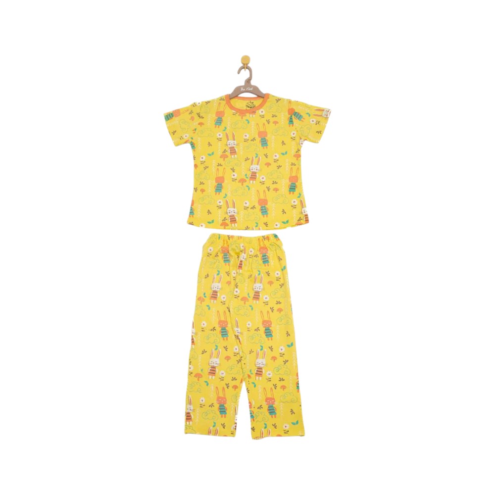 NIGHT SUIT (CREW NECK) - SHORT / SLEEVE 2211-A 2-3 YRS