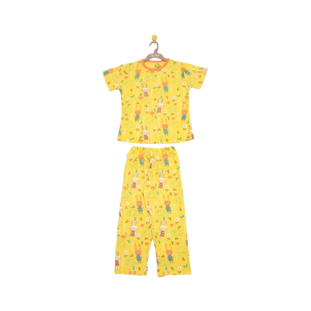 NIGHT SUIT (CREW NECK) - SHORT / SLEEVE 2211-A 2-3 YRS
