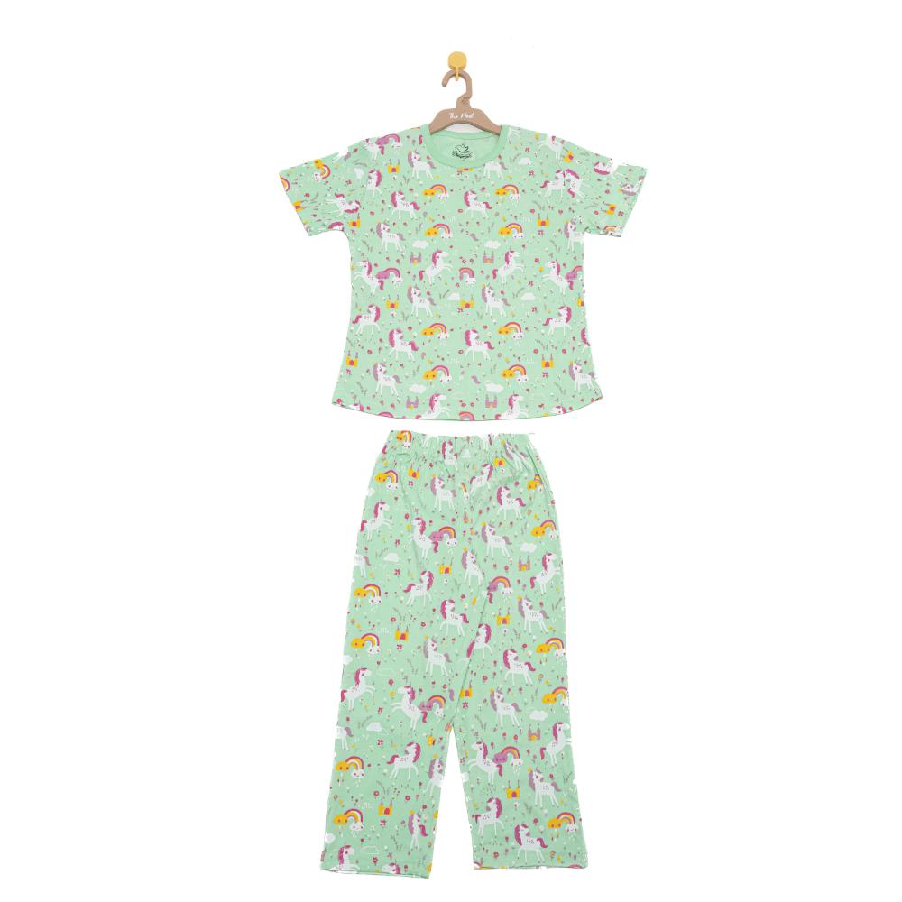 NIGHT SUIT (CREW NECK) - SHORT / SLEEVE 2214-A 2-3 YRS