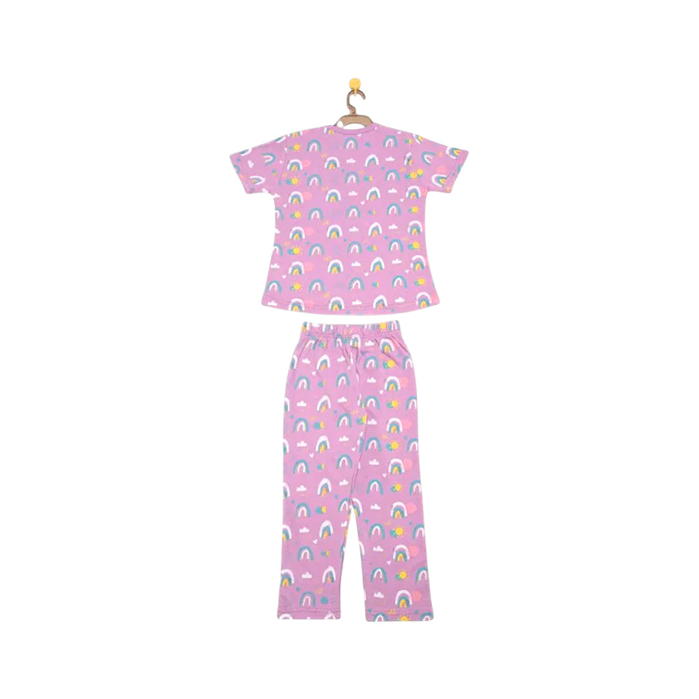 NIGHT SUIT (CREW NECK) - SHORT / SLEEVE 2215-A 2-3 YRS