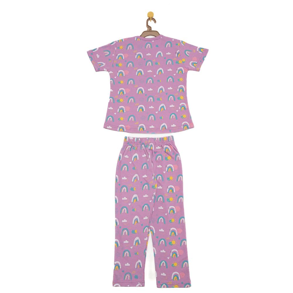 NIGHT SUIT (CREW NECK) - SHORT / SLEEVE 2215-A 2-3 YRS