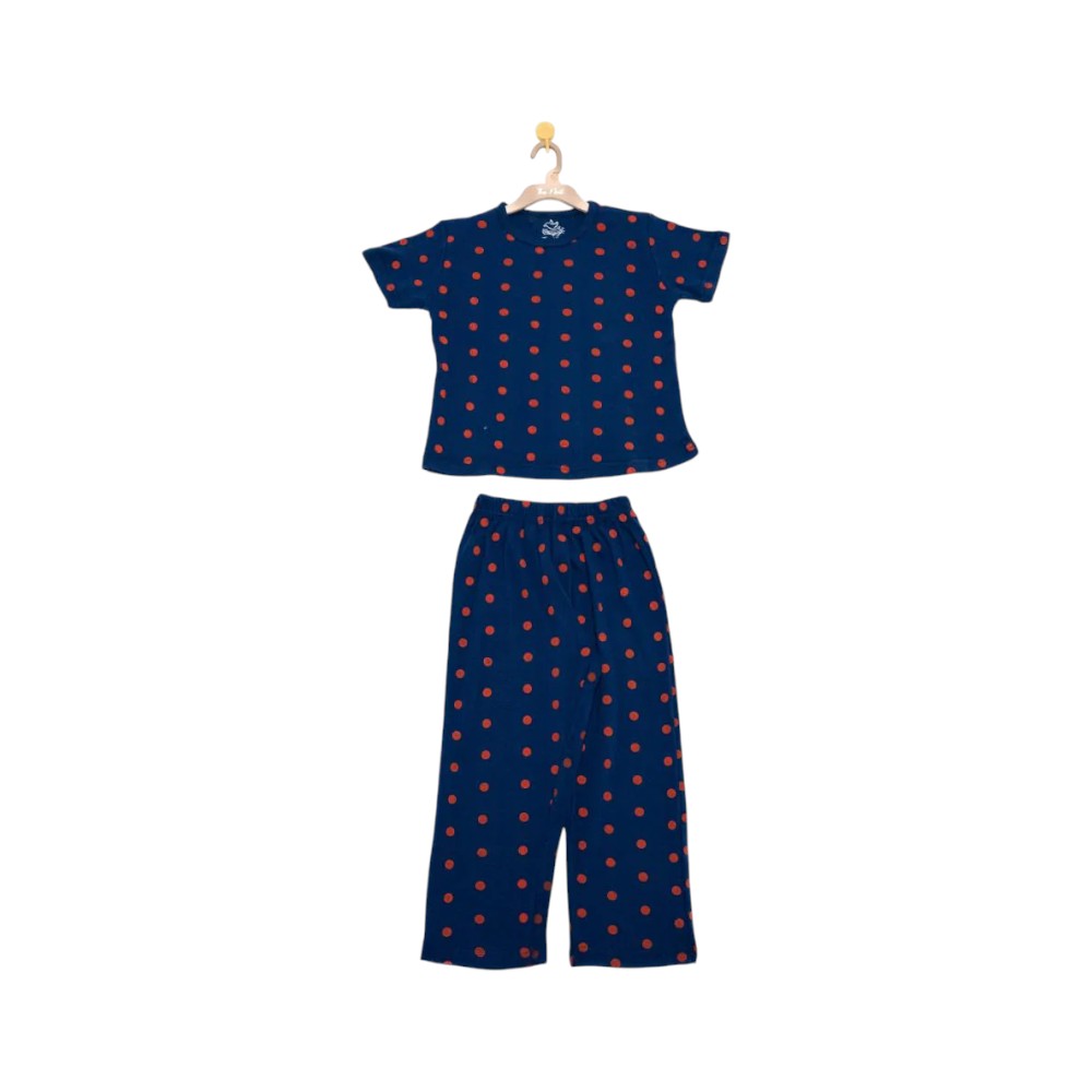 NIGHT SUIT (CREW NECK) - SHORT / SLEEVE 2219 2-3 YRS