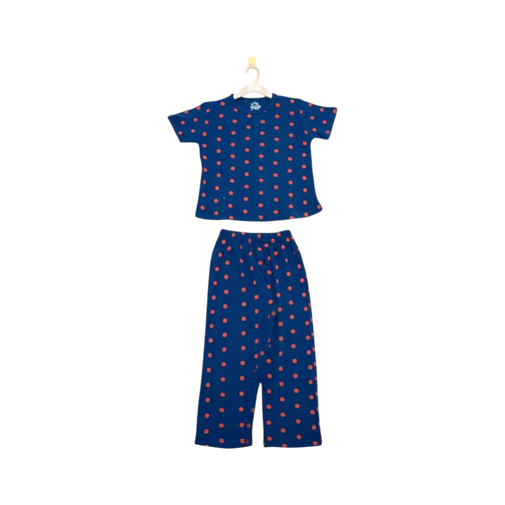 NIGHT SUIT (CREW NECK) - SHORT / SLEEVE 2219 2-3 YRS