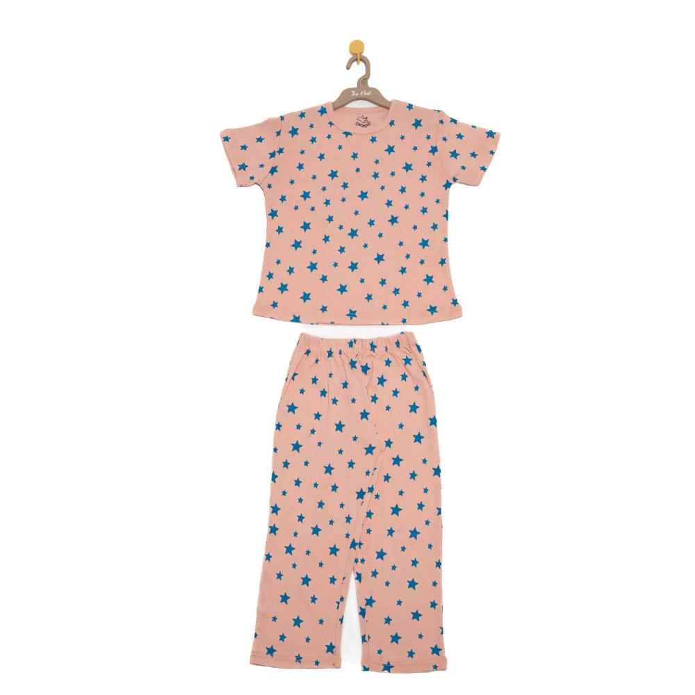 NIGHT SUIT (CREW NECK) - SHORT / SLEEVE 2221 2-3 YRS